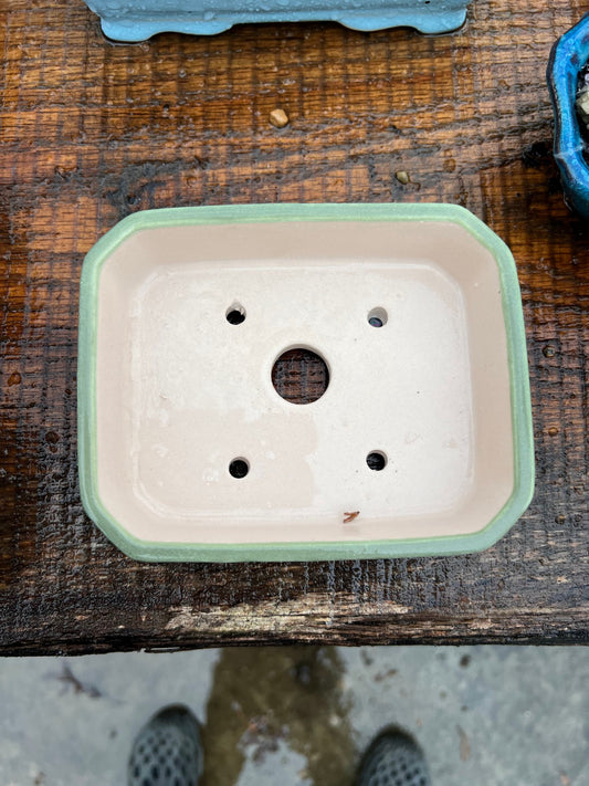 Medium Yixing Pot Copper Green