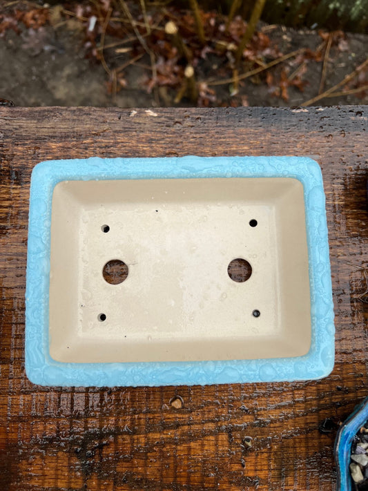 Medium Yixing Bonsai Pot Light Blue
