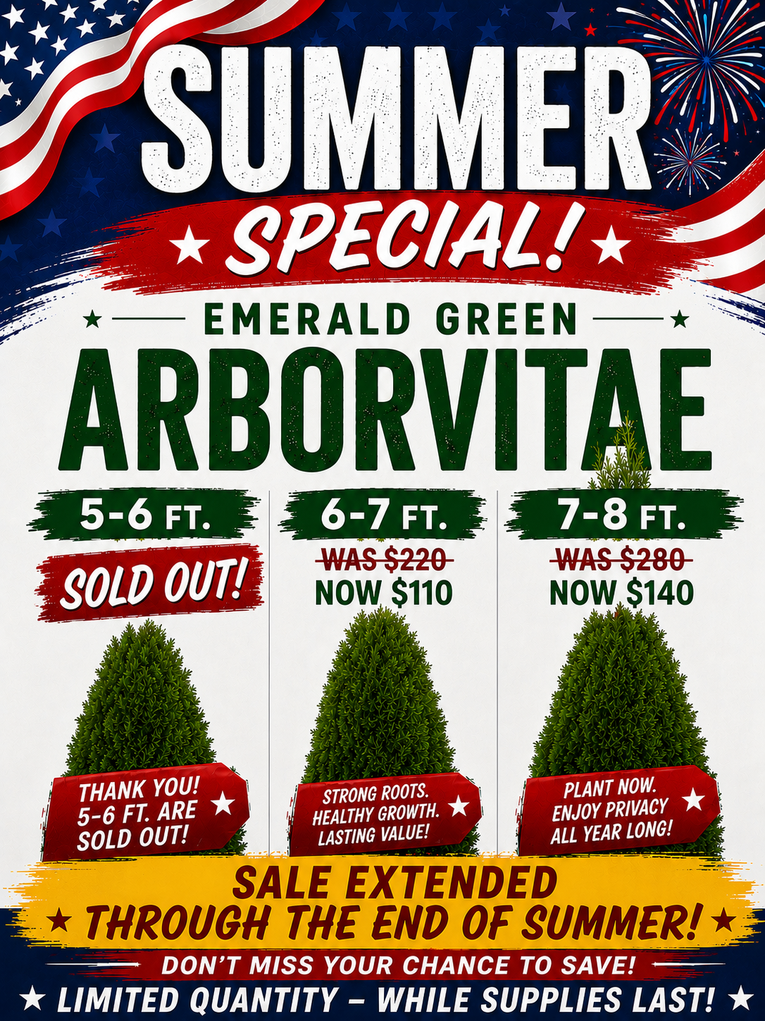 Emerald Green Arborvitae