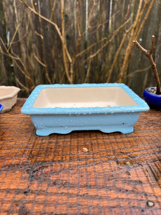 Medium Yixing Bonsai Pot Light blue